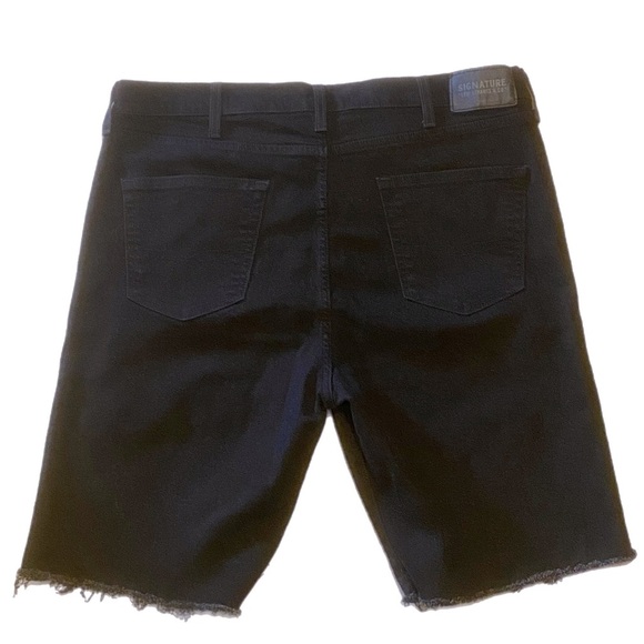 Levi Denim Bermuda Short 90’s Casual Plus Size Big & Tall Man 38 High Rise Black - Picture 2 of 12